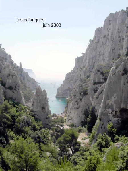 Les calanques de Cassis
