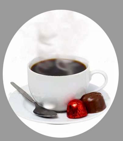 un bon caf� fumant