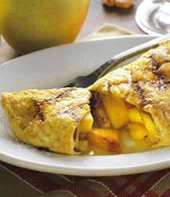 l'omelette aux pommes