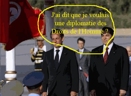 Sarko et les Droits de l'Homme