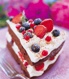 g�teau � la cr�me