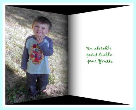 une carte postale pour Yvette
